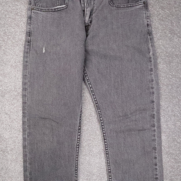 Levi's 512 Slim Fit Tapered Leg 31x30 Dark Wash Gray Denim Jeans - Picture 6 of 14